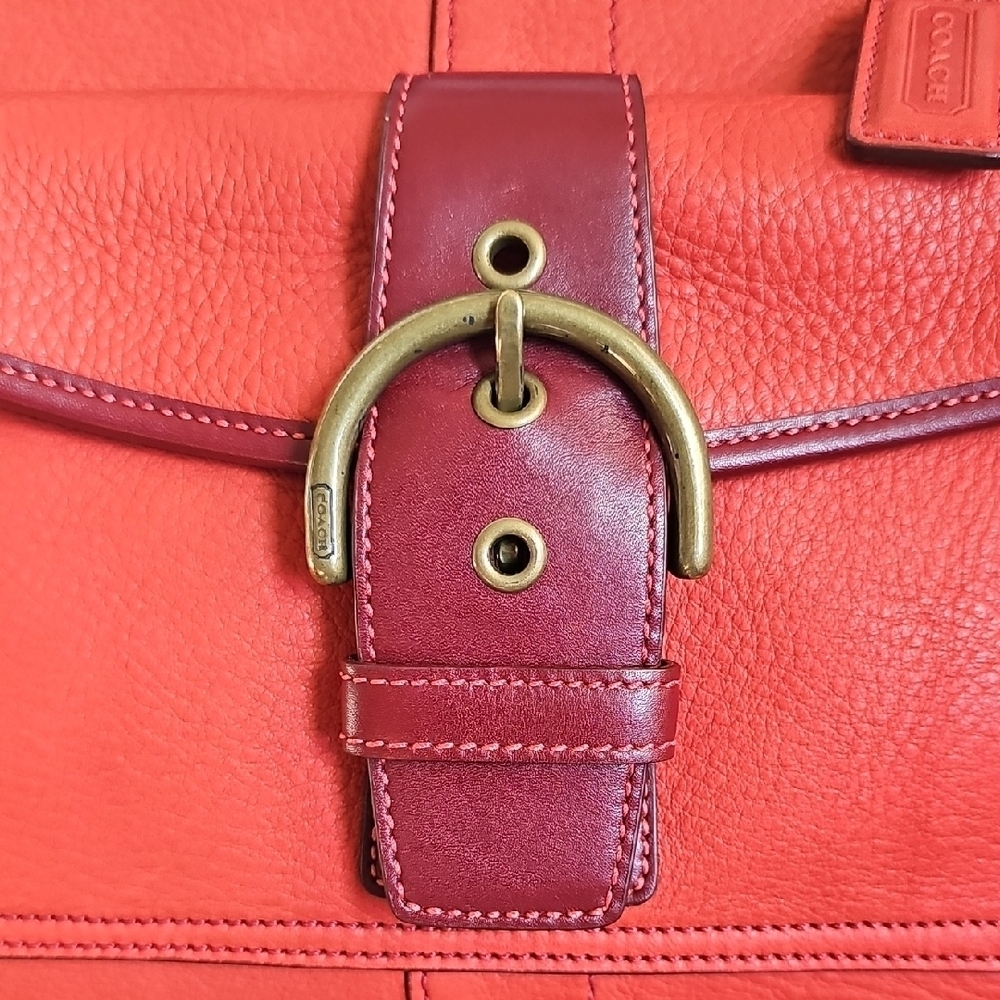 Coach Vintage Rare 2004 Soho Dowel Top Leather Satchel Limited Edition - Picture 3 of 15